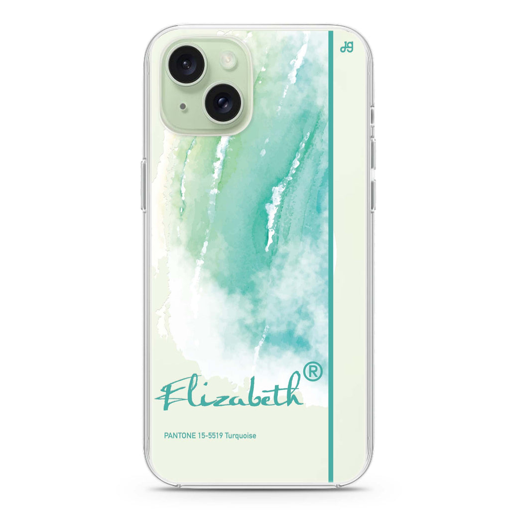#15-5519 Turquoise II iPhone 15 Plus Magsafe 兼容水晶透明保護殼
