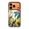 Tropical birds 款式 2 iPhone 17 Pro Max MagSafe 水晶透明保護殼 鳥圖案設計 圖1