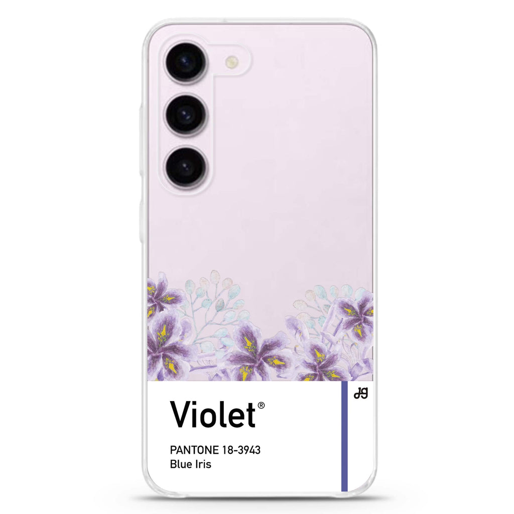 #18-3943 Blue Iris I Samsung Galaxy 水晶透明保護殼
