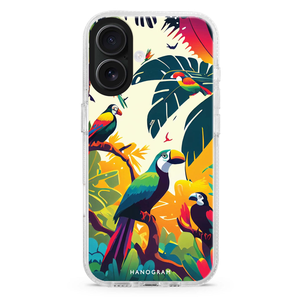 Tropical birds 水晶透明保護殼