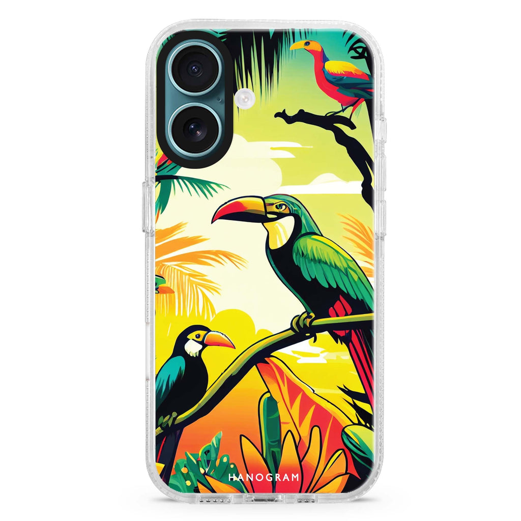 Tropical birds 水晶透明保護殼