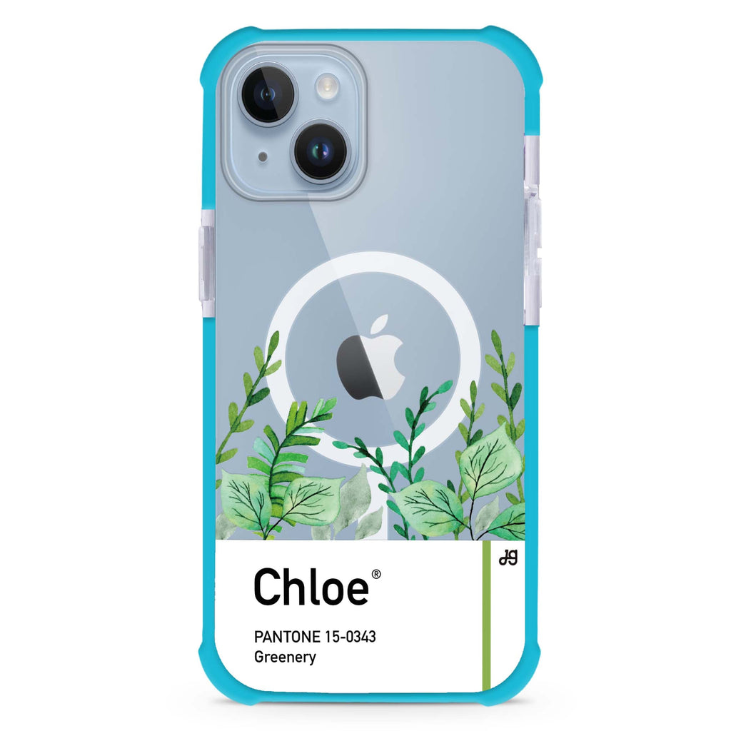 #15-0343 Greenery I iPhone 15 Plus Magsafe 兼容超強防摔保護殼