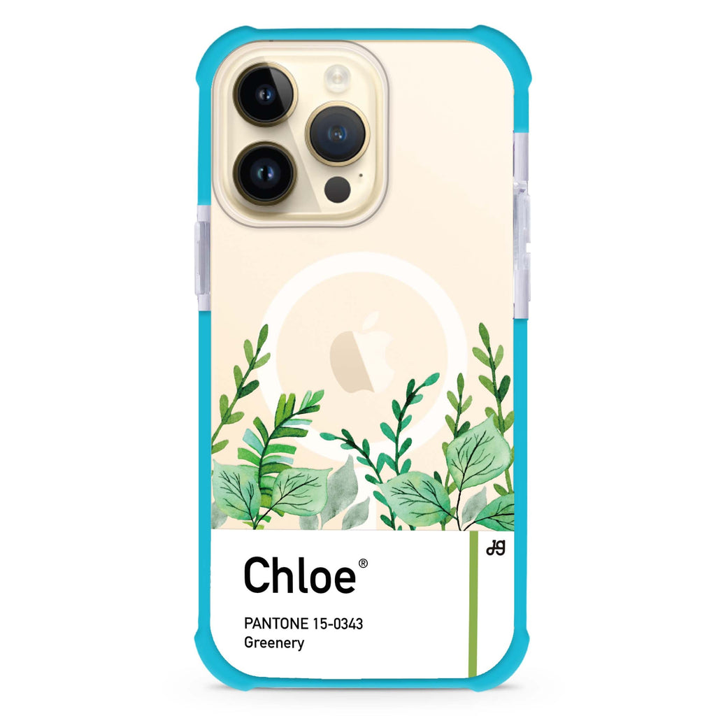 #15-0343 Greenery I iPhone Magsafe 兼容超強防摔保護殼