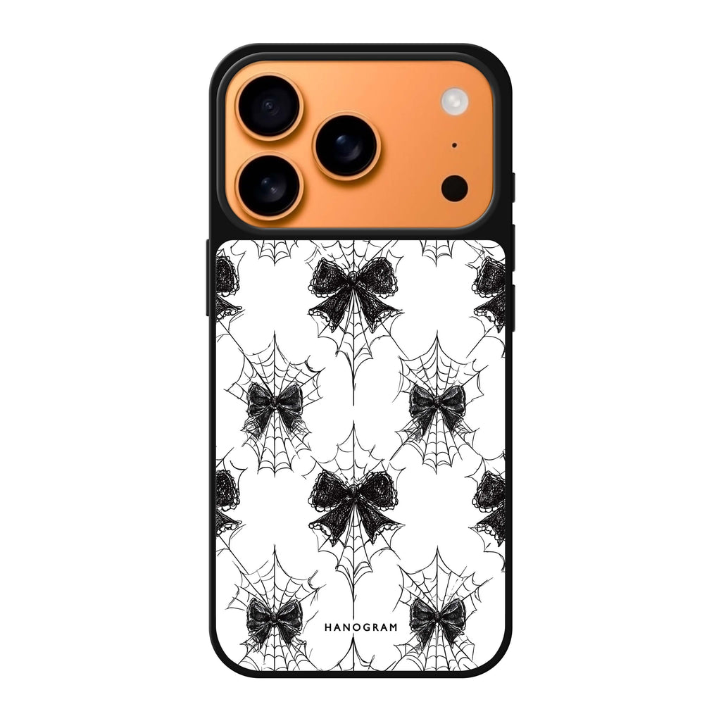 Gothic Web Lace 萬聖節 iPhone 17 Pro Max 鏡面手機殼主圖