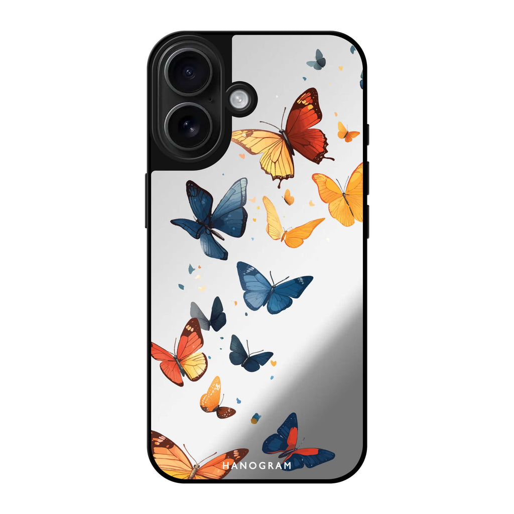 Reflective iPhone 16 Mirror Case –Quiet Flight iPhone Design
