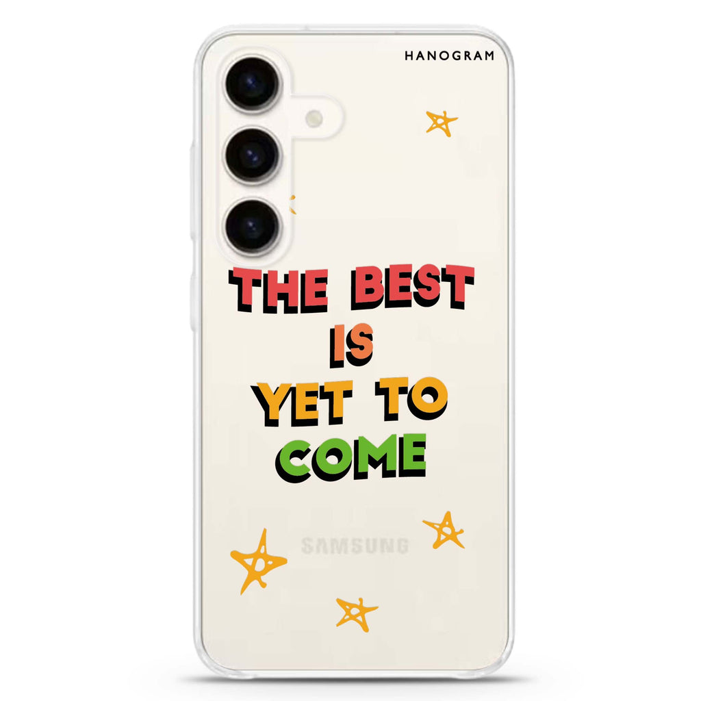 The Best Samsung Galaxy S26/S25/S24 水晶透明保護殼正面展示