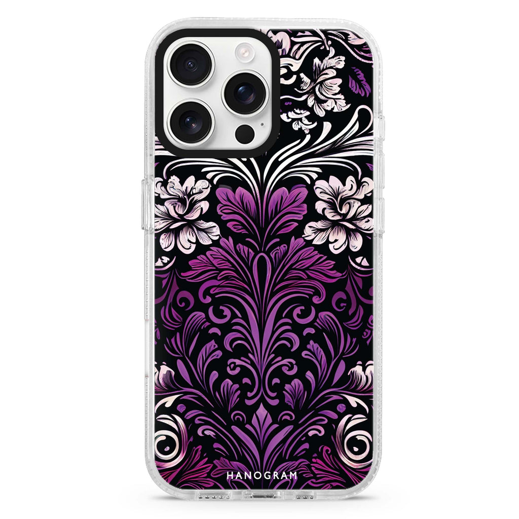 Floral Magsafe 兼容水晶透明保護殼