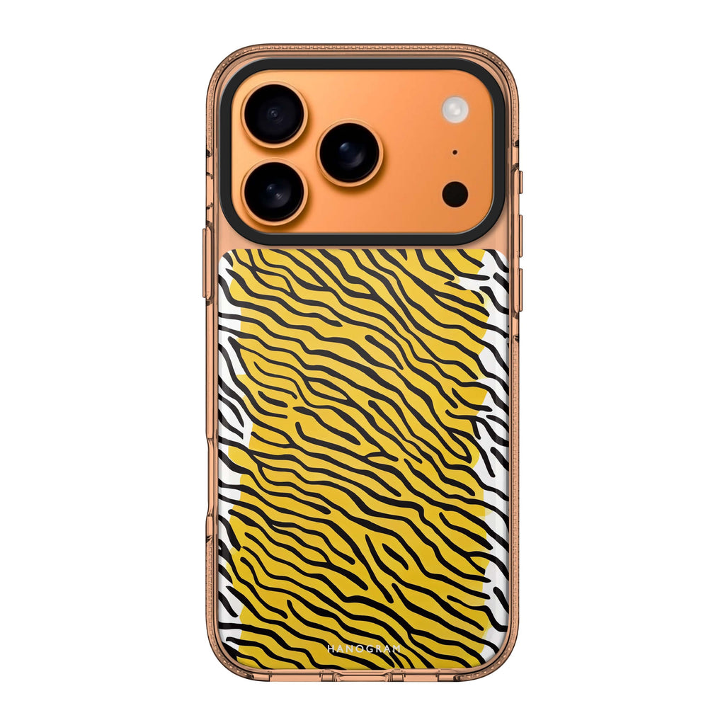Leopard print 款式 1 iPhone 17 Pro Max MagSafe 水晶透明保護殼 豹紋圖案設計 圖1