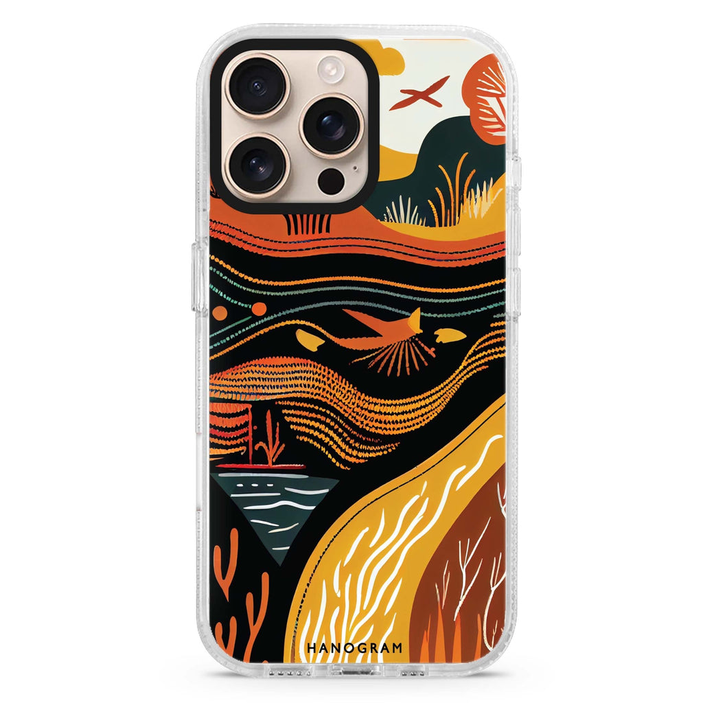 Abstract painting Magsafe 兼容水晶透明保護殼