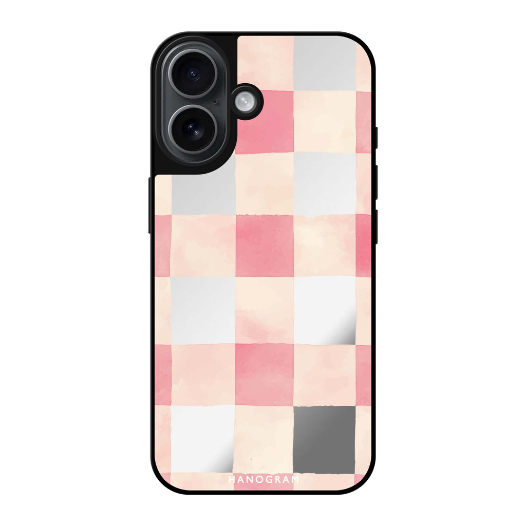 Reflective iPhone 16 Mirror Case –Rosy Picnic iPhone Design
