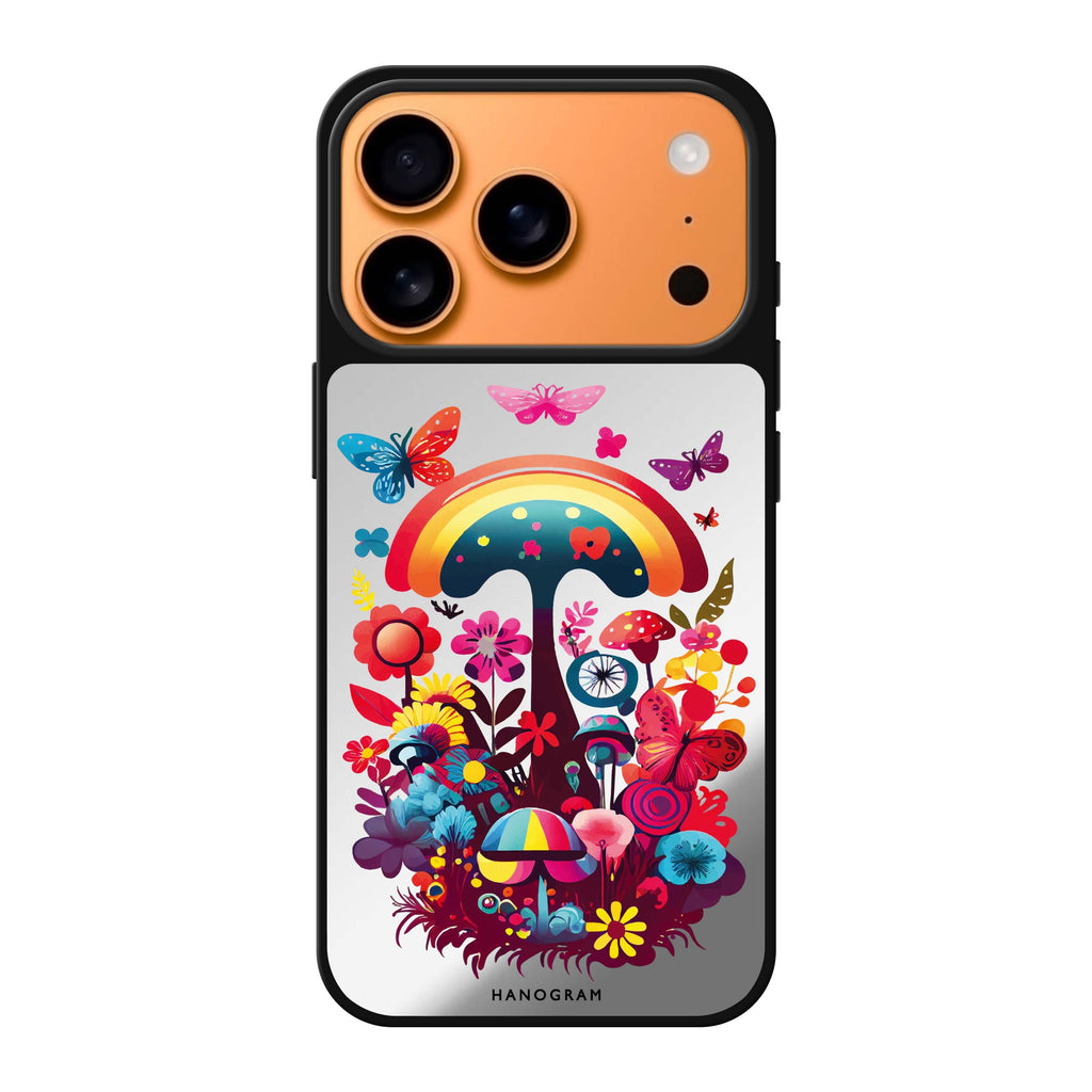 Magic Garden 花卉 iPhone 17 Pro Max 鏡面手機殼主圖