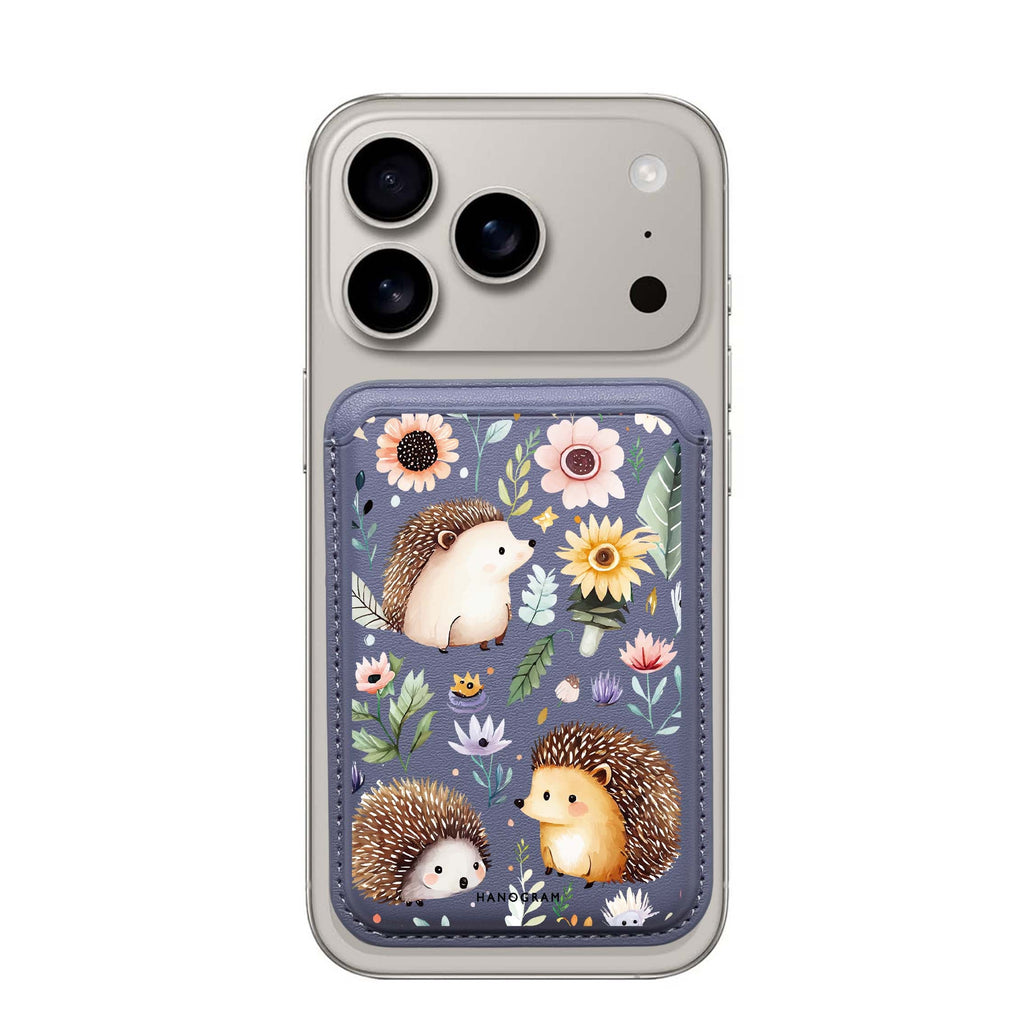 Hedgehog & Floral Magsafe 卡套
