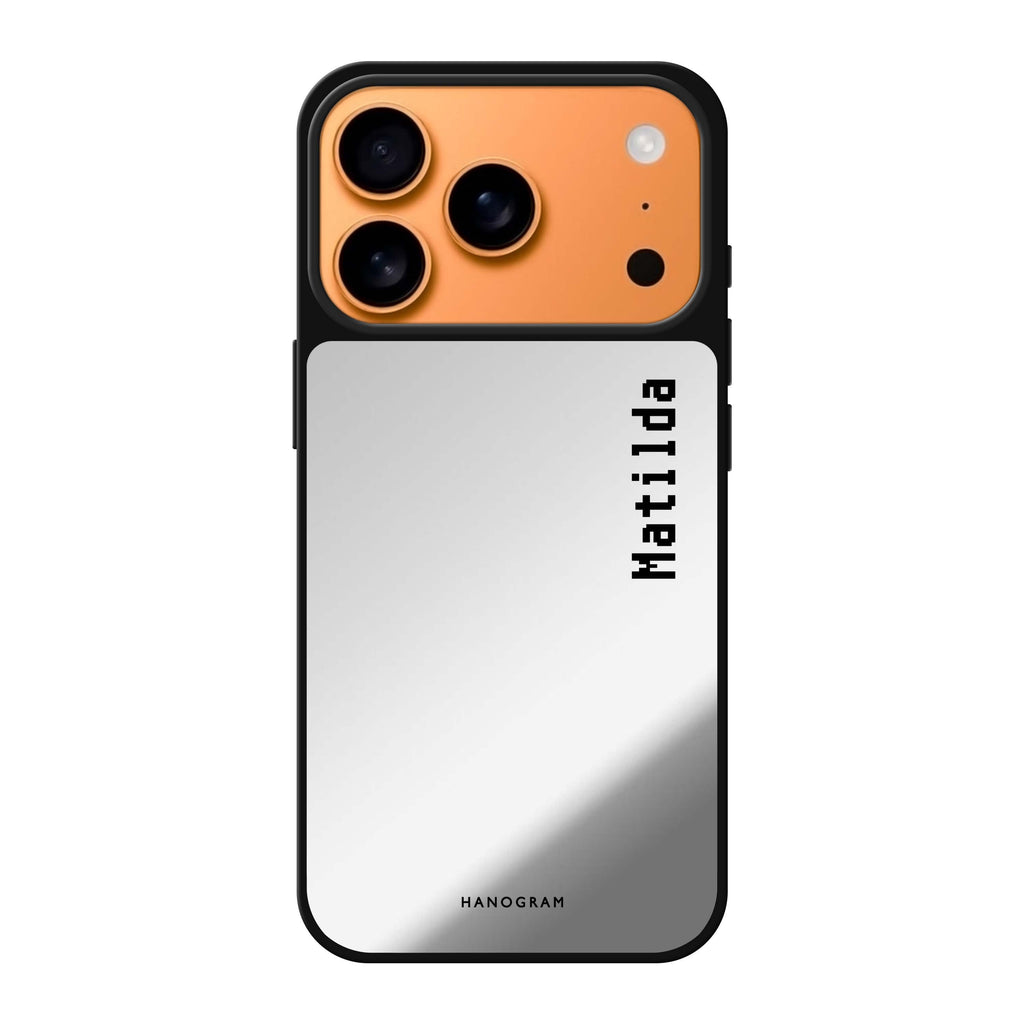 Pixel Custom Name II 文字 iPhone 17 Pro Max 鏡面手機殼主圖