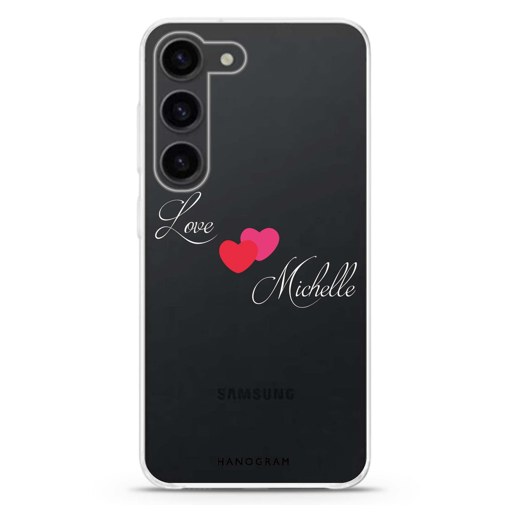 Sweet Heart Samsung Galaxy 水晶透明保護殼