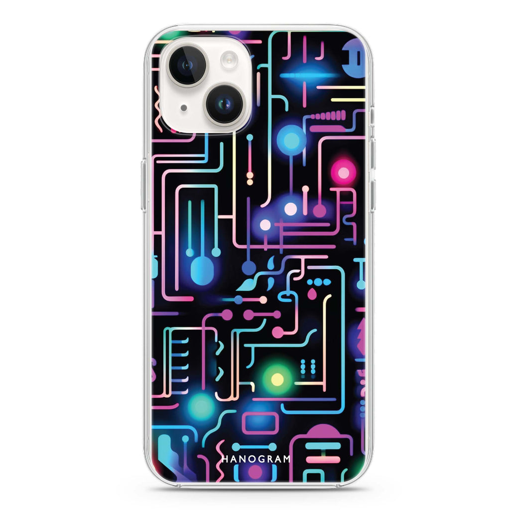 Glow Spectrum iPhone 14 Plus Magsafe 兼容水晶透明保護殼