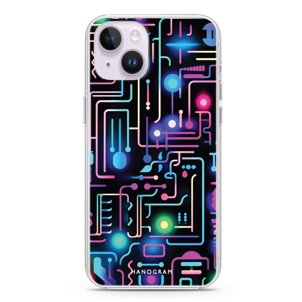Glow Spectrum iPhone 14 水晶透明保護殼