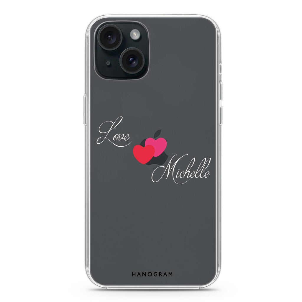 Sweet Heart iPhone 15 水晶透明保護殼