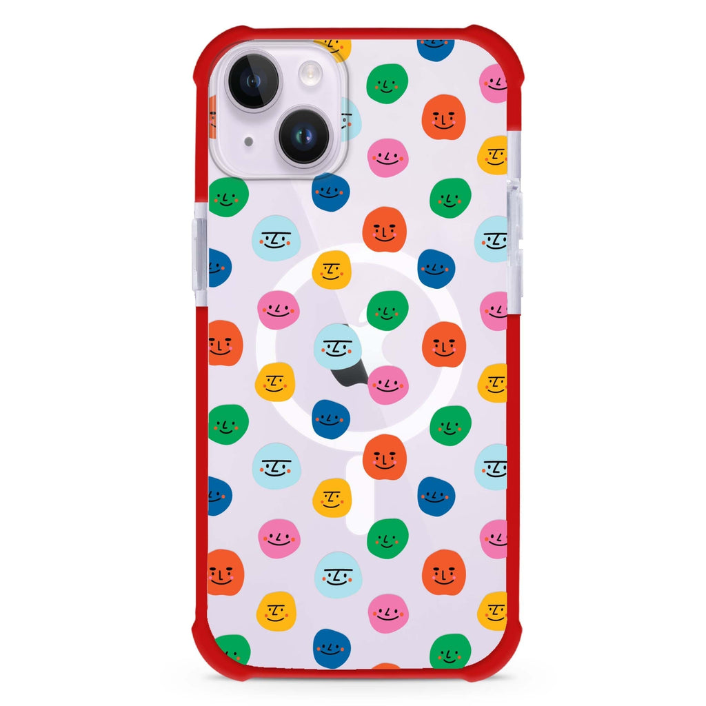 Make me smile iPhone 15 Plus Magsafe 兼容超強防摔保護殼