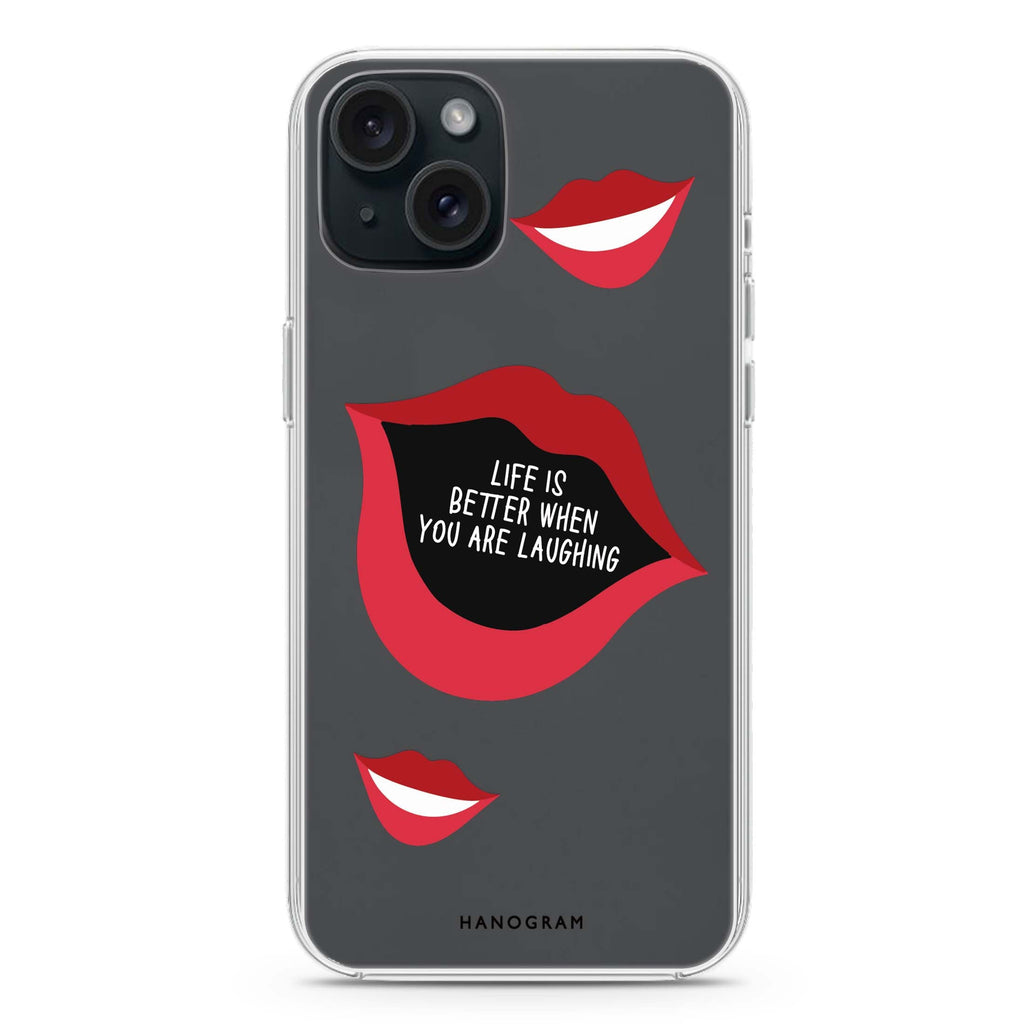 Laughing iPhone 15 水晶透明保護殼