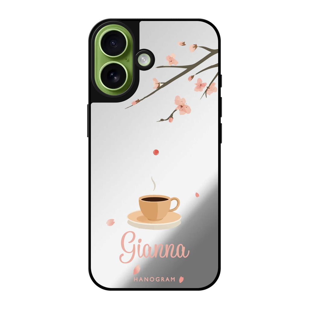 Reflective iPhone 16 Mirror Case –Quiet Bloom iPhone Design