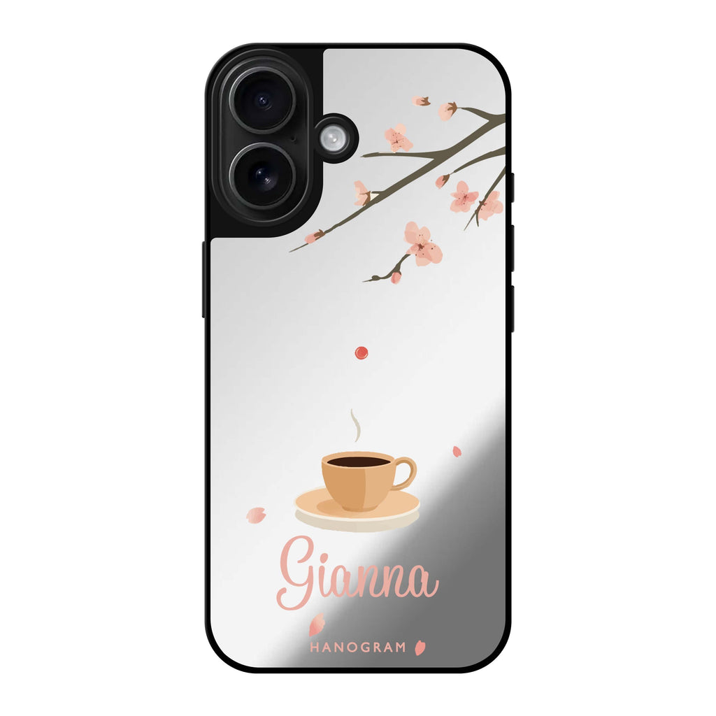 Reflective iPhone 16 Mirror Case –Quiet Bloom iPhone Design
