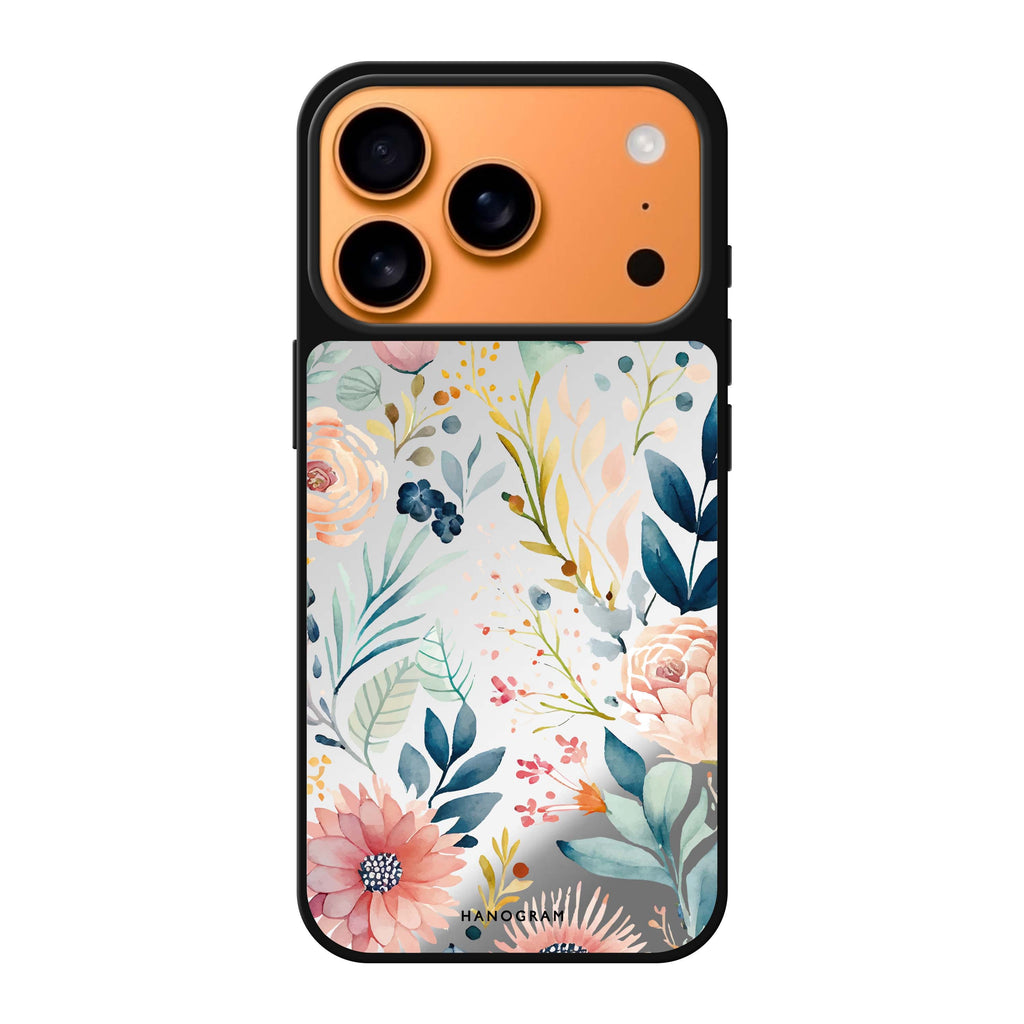 Floral Pattern 款式3 花卉 iPhone 17 Pro Max 鏡面手機殼主圖