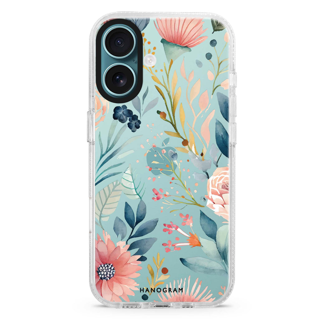 Floral Pattern 水晶透明保護殼
