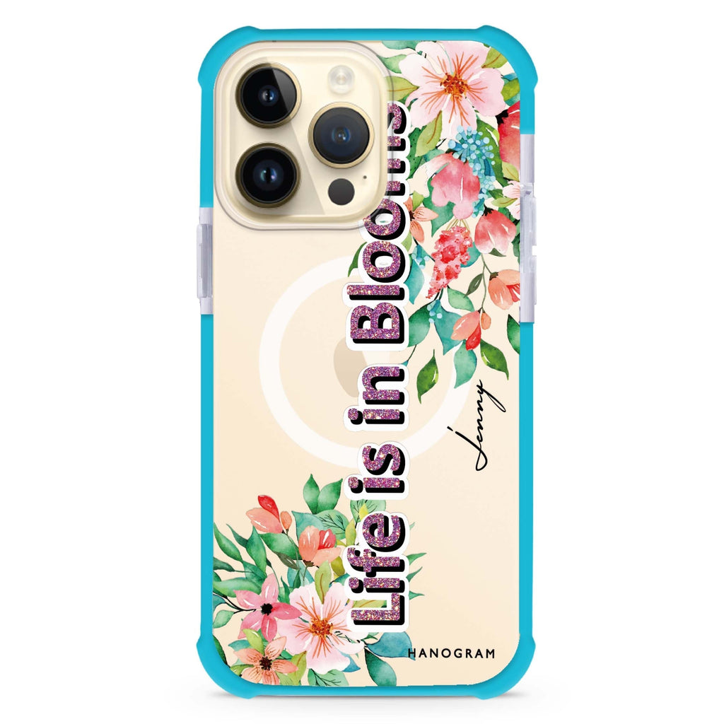 Life is in Blooms iPhone Magsafe 兼容超強防摔保護殼