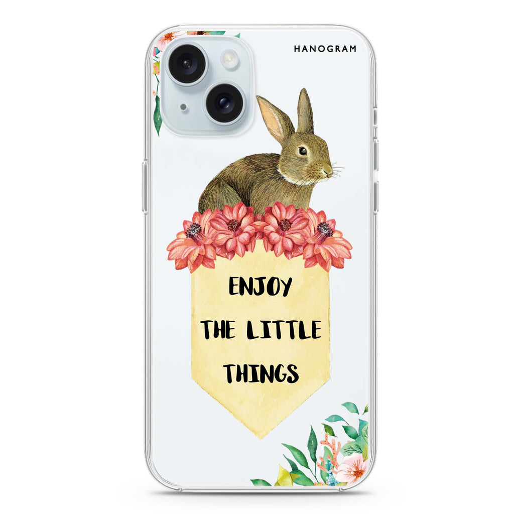 Enjoy the little things iPhone 15 水晶透明保護殼