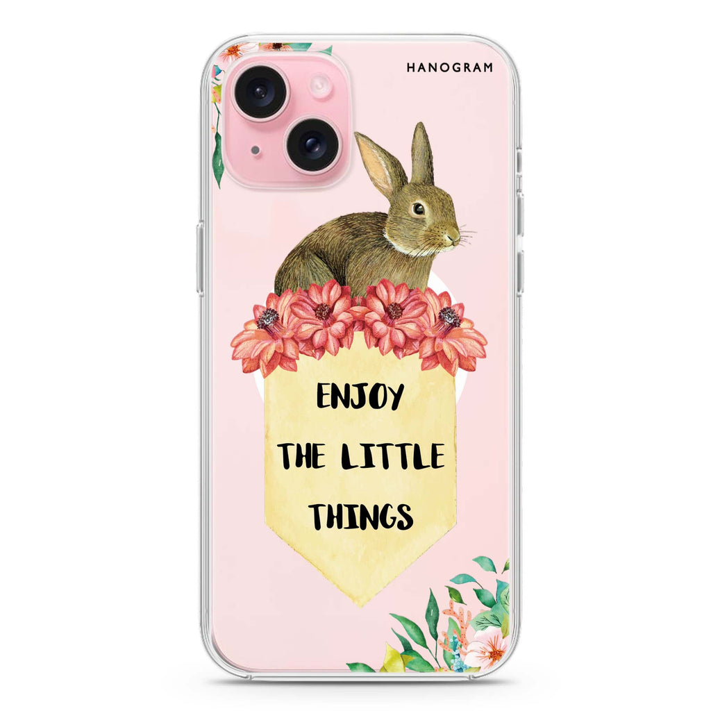 Enjoy the little things iPhone 15 Plus Magsafe 兼容水晶透明保護殼