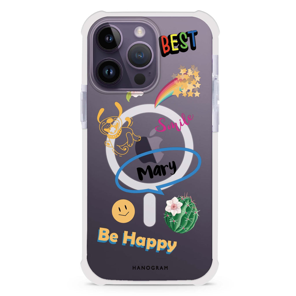 Positive Sticker iPhone Magsafe 兼容超強防摔保護殼
