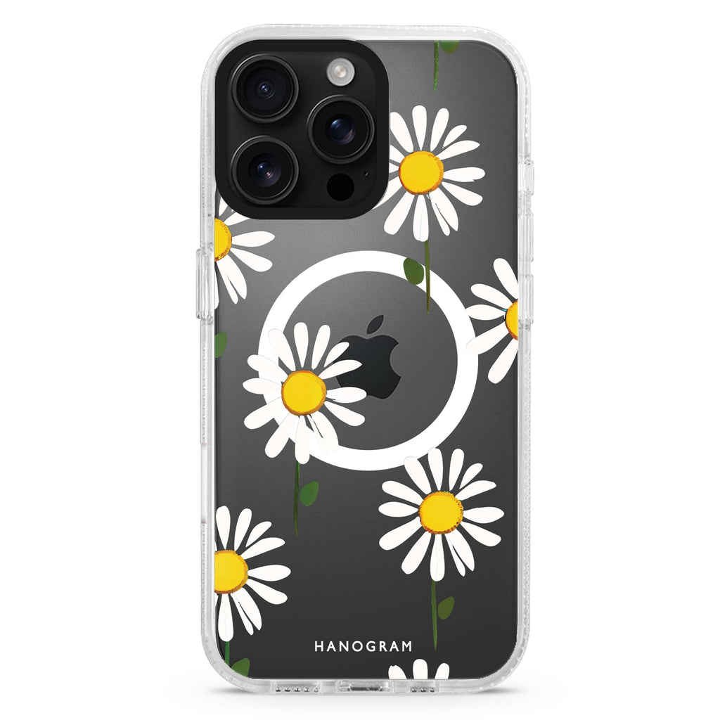 Little Flowers Magsafe 兼容水晶透明保護殼