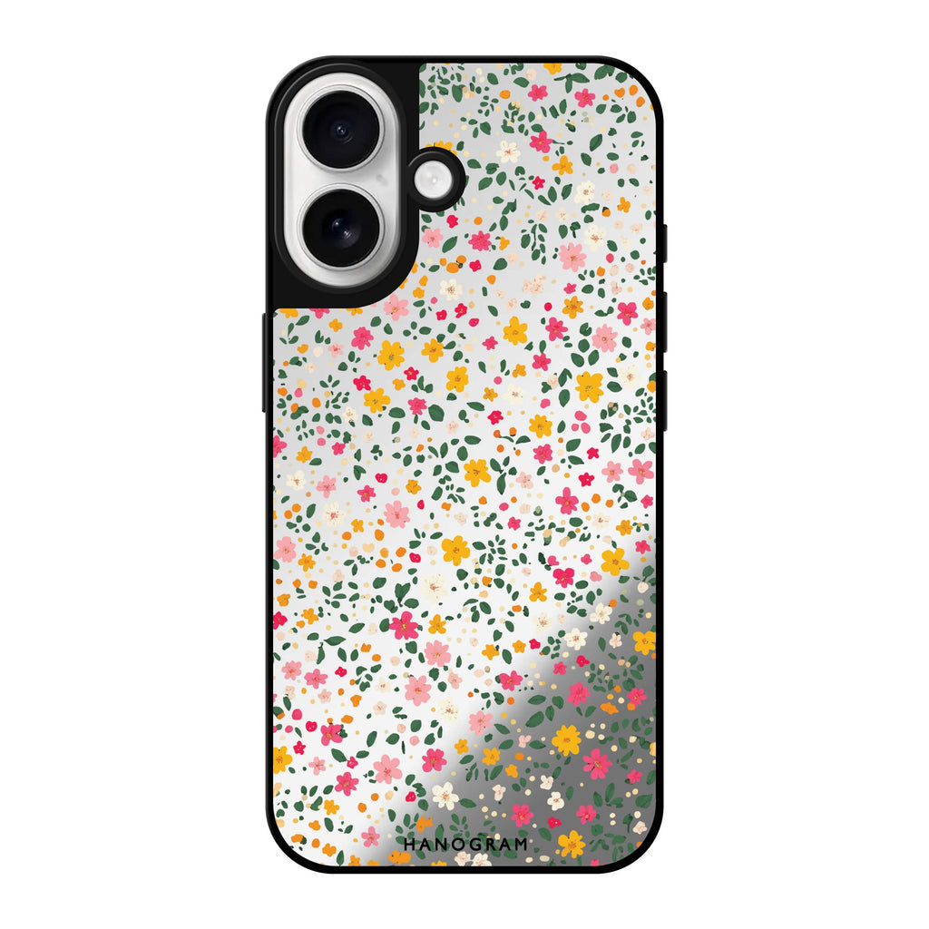 Reflective iPhone 16 Mirror Case –Petite Bloom iPhone Design