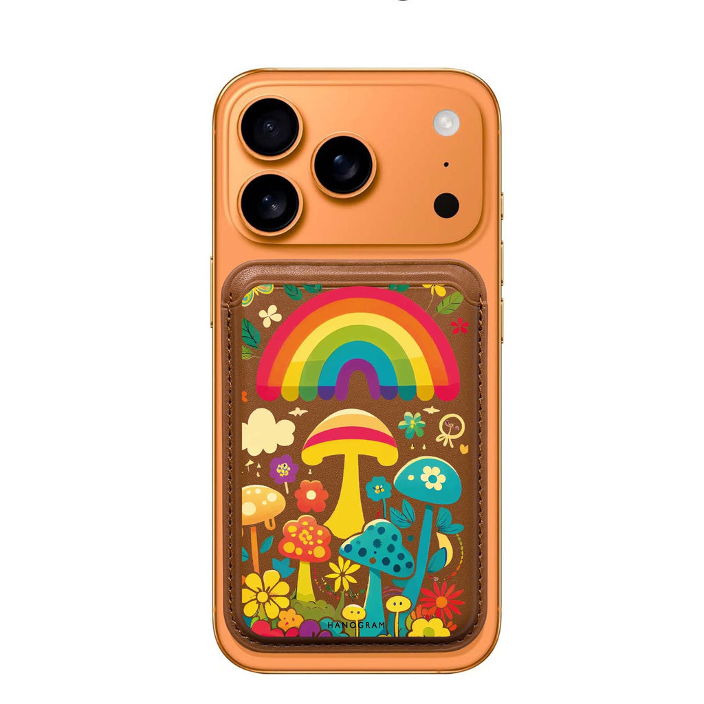 Rainbow Mushroom Garden Magsafe 卡套