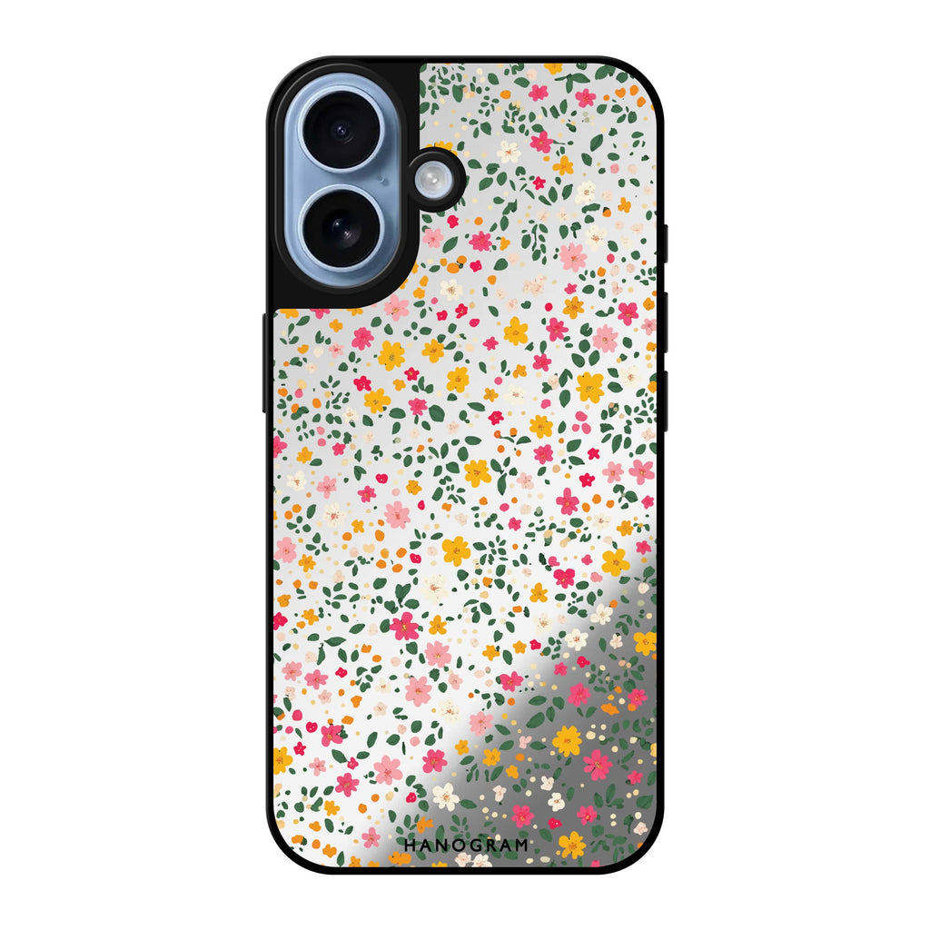 Reflective iPhone 16 Mirror Case –Petite Bloom iPhone Design