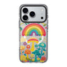 Rainbow Mushroom Garden iPhone 17 Pro Max MagSafe 水晶透明保護殼 蘑菇圖案設計 圖1