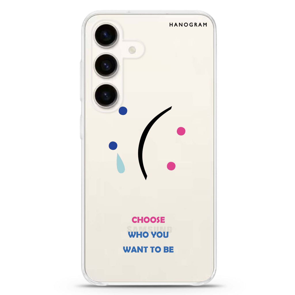 Want to be Samsung Galaxy S26/S25/S24 水晶透明保護殼正面展示