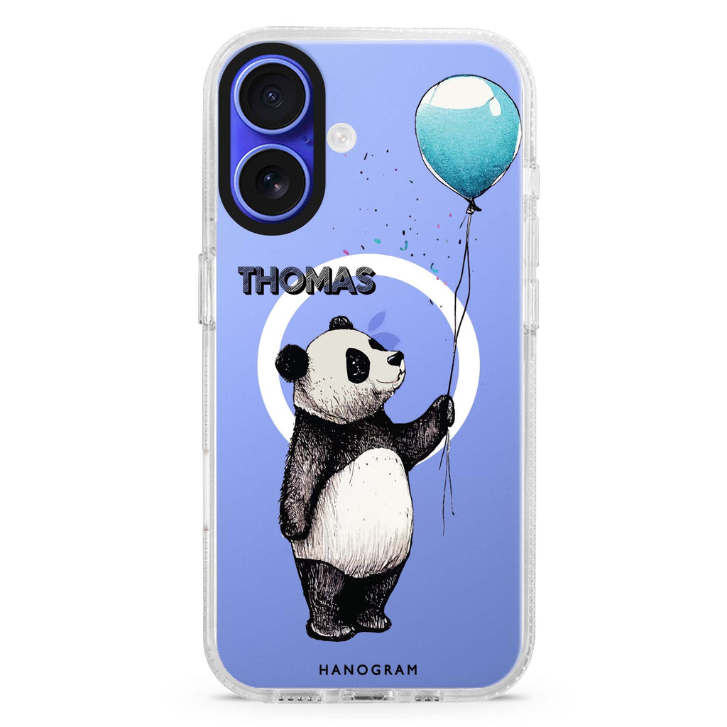 Little Panda Magsafe 兼容水晶透明保護殼