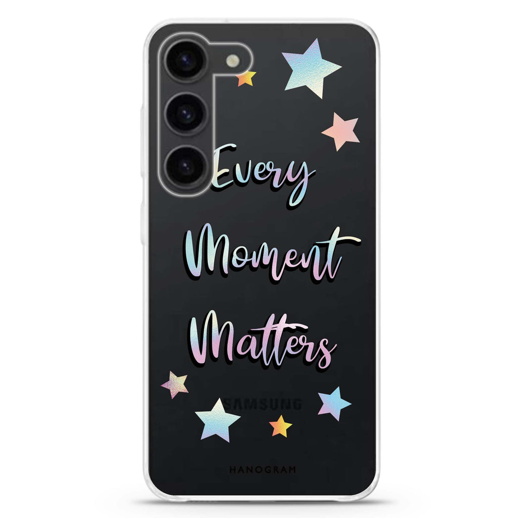 Every moment matters Samsung Galaxy 水晶透明保護殼