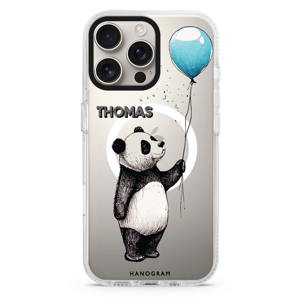 Little Panda Magsafe 兼容水晶透明保護殼
