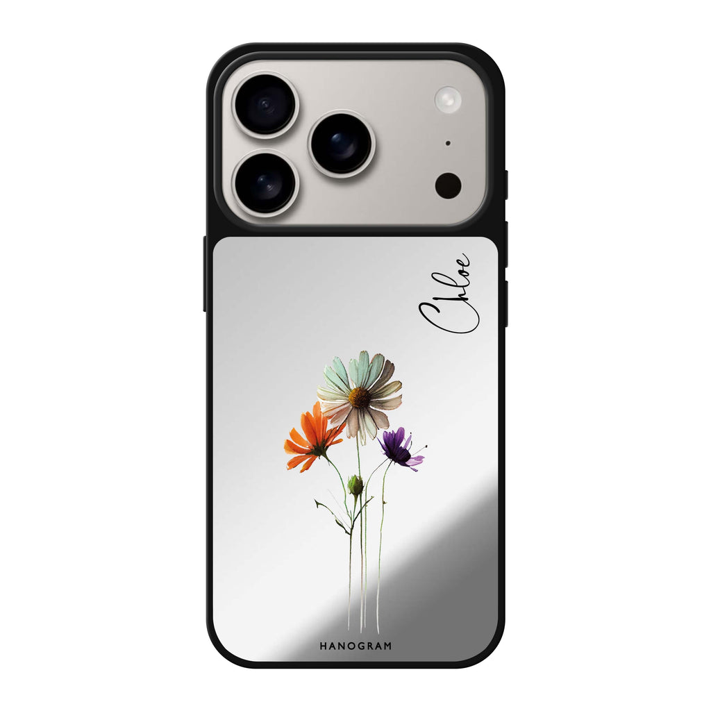 A watercolour floral 花卉 iPhone 17 Pro Max 鏡面手機殼主圖