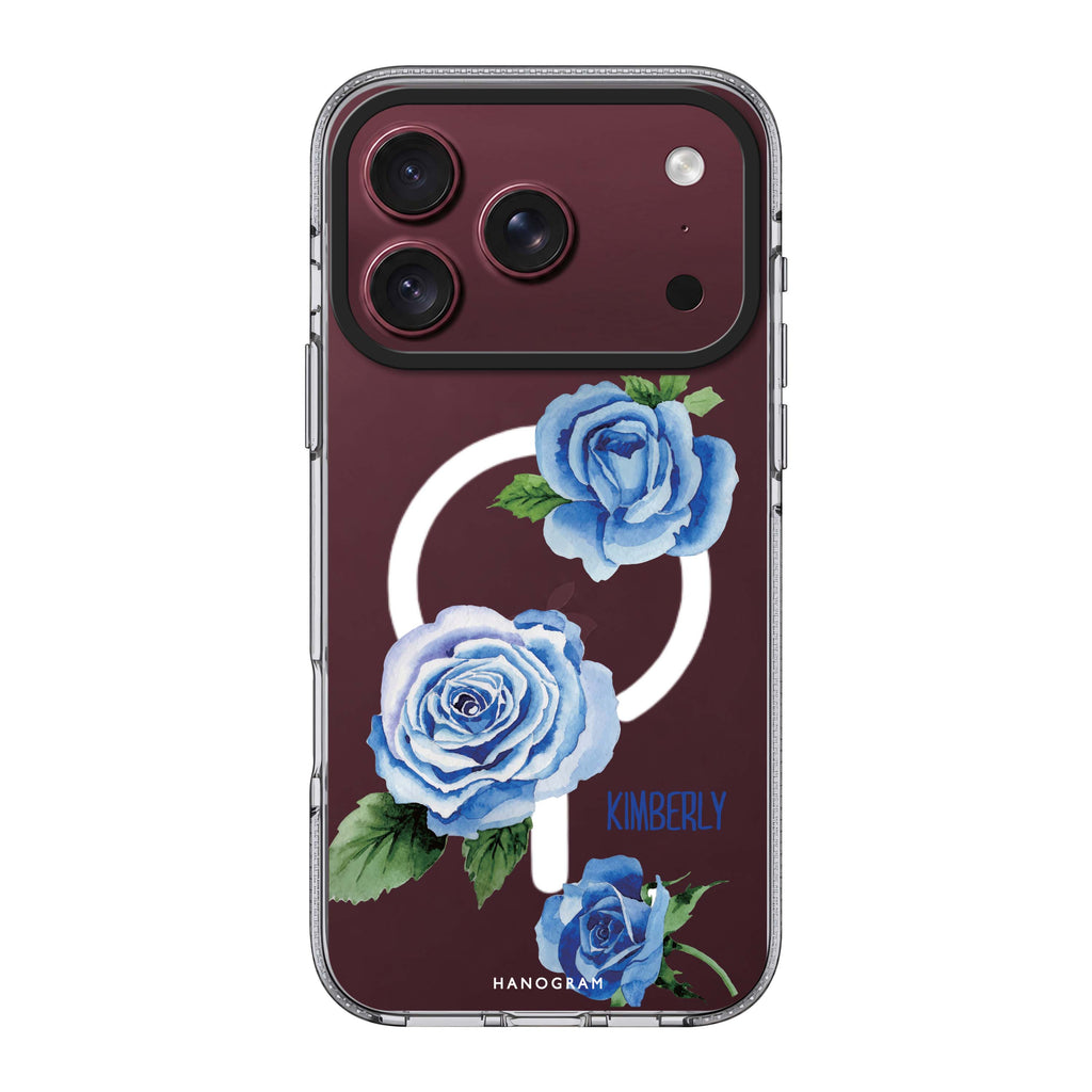 Blue Rose 水晶透明保護殼