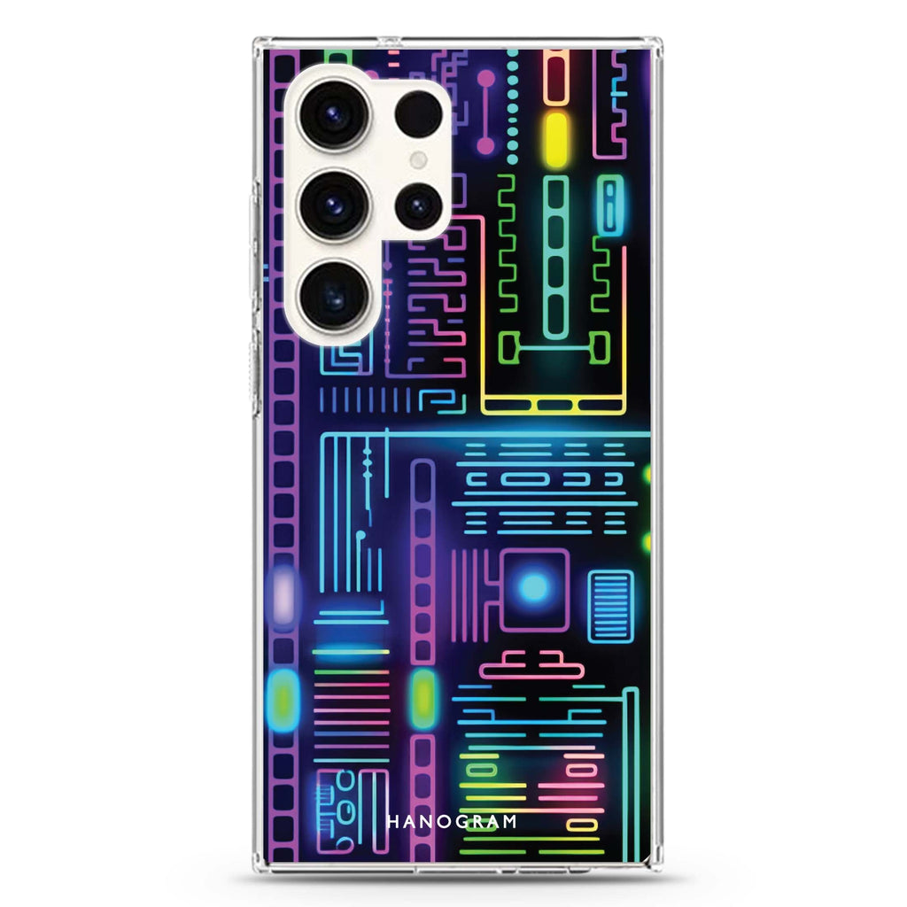 Neon Nova Samsung Galaxy Ultra 透明保護殼，適用 S26/S25/S24/S23 Ultra，圖1
