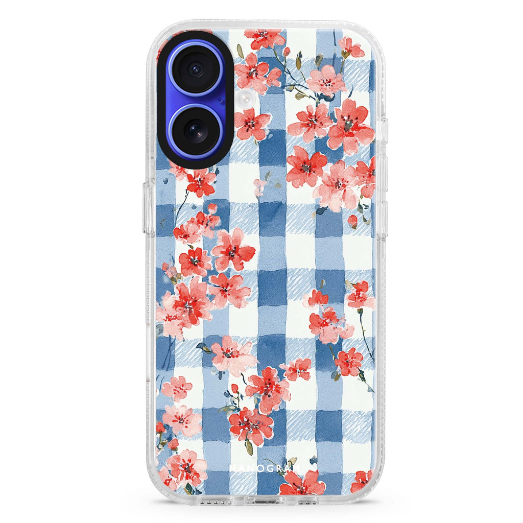 Gingham Bloom 水晶透明保護殼