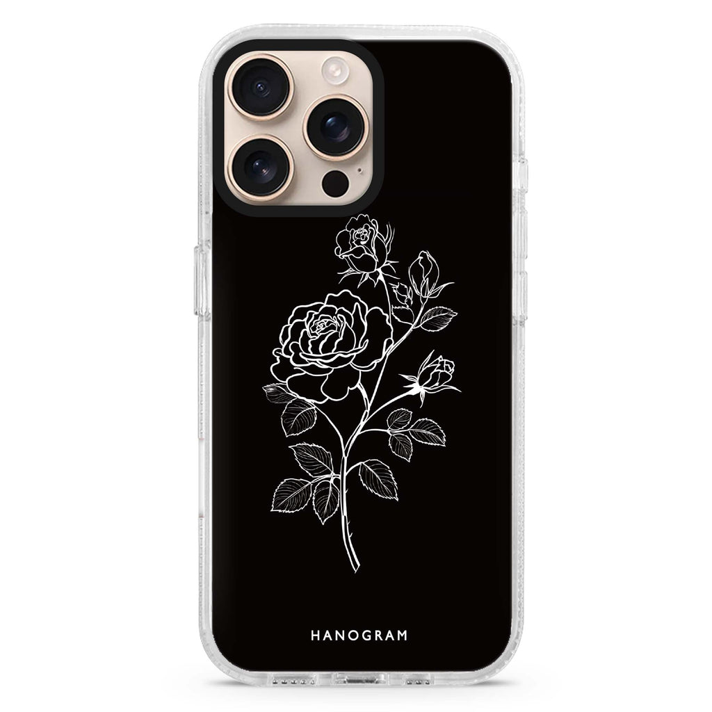Trinity Rose Magsafe 兼容水晶透明保護殼