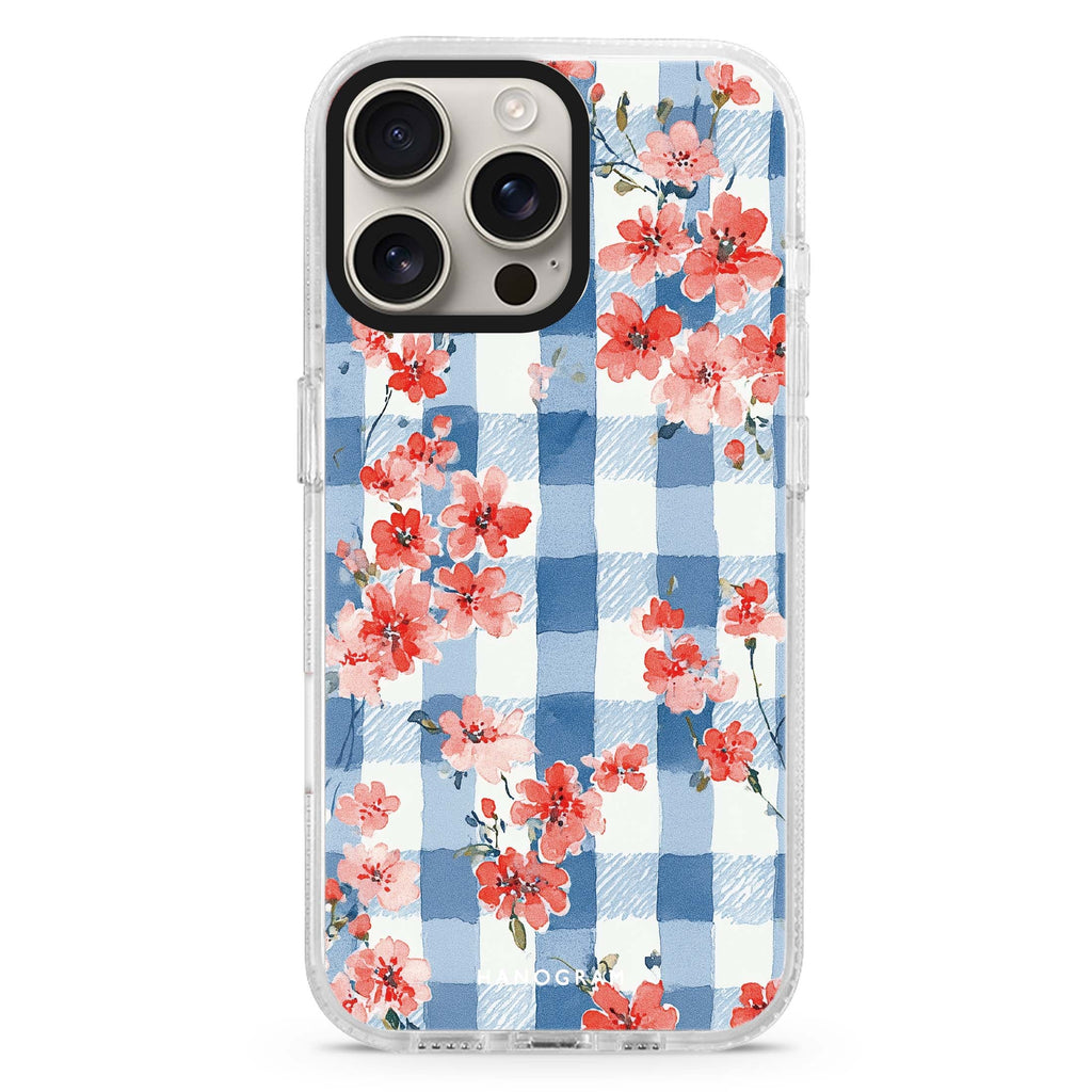 Gingham Bloom 水晶透明保護殼