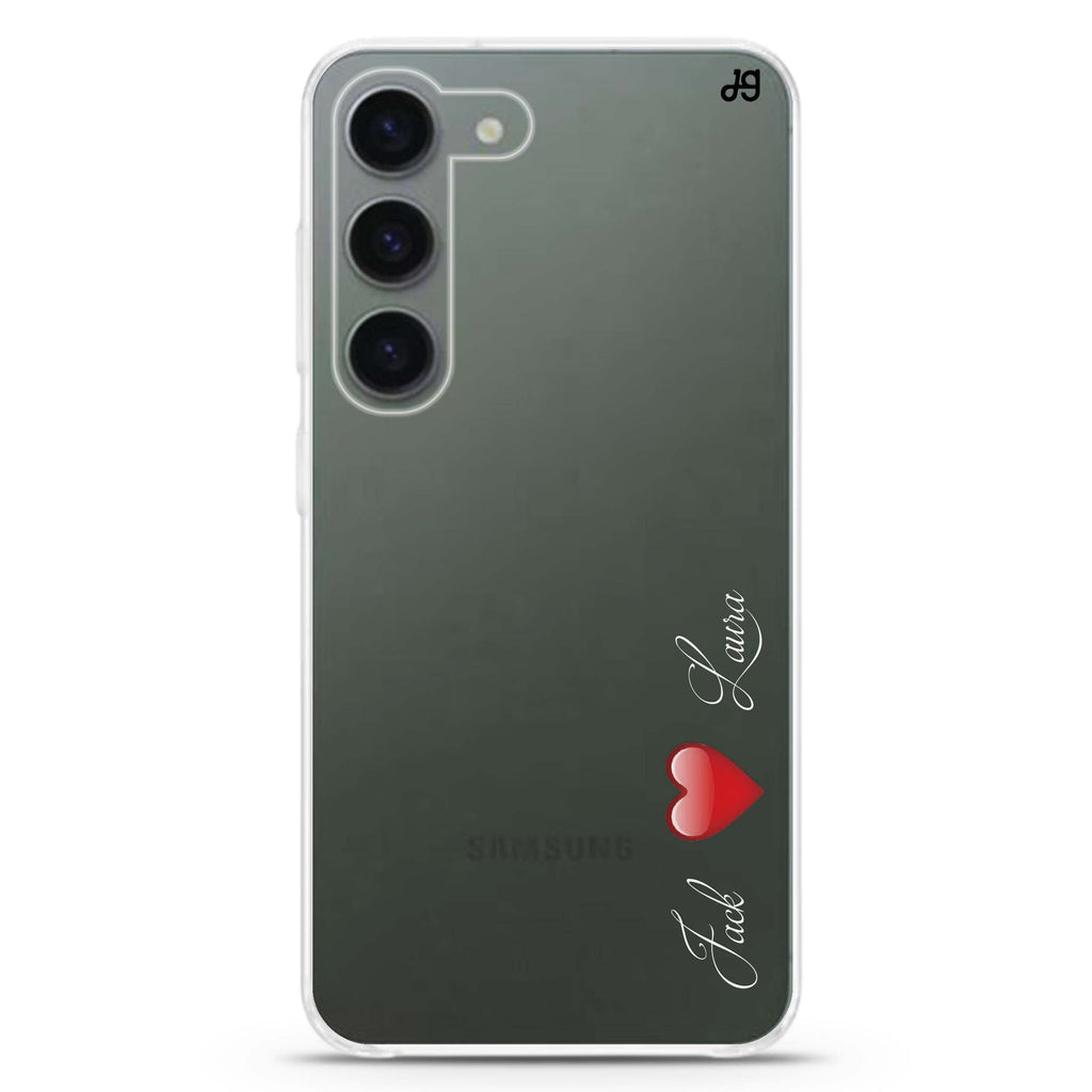 You & Me Samsung Galaxy 水晶透明保護殼