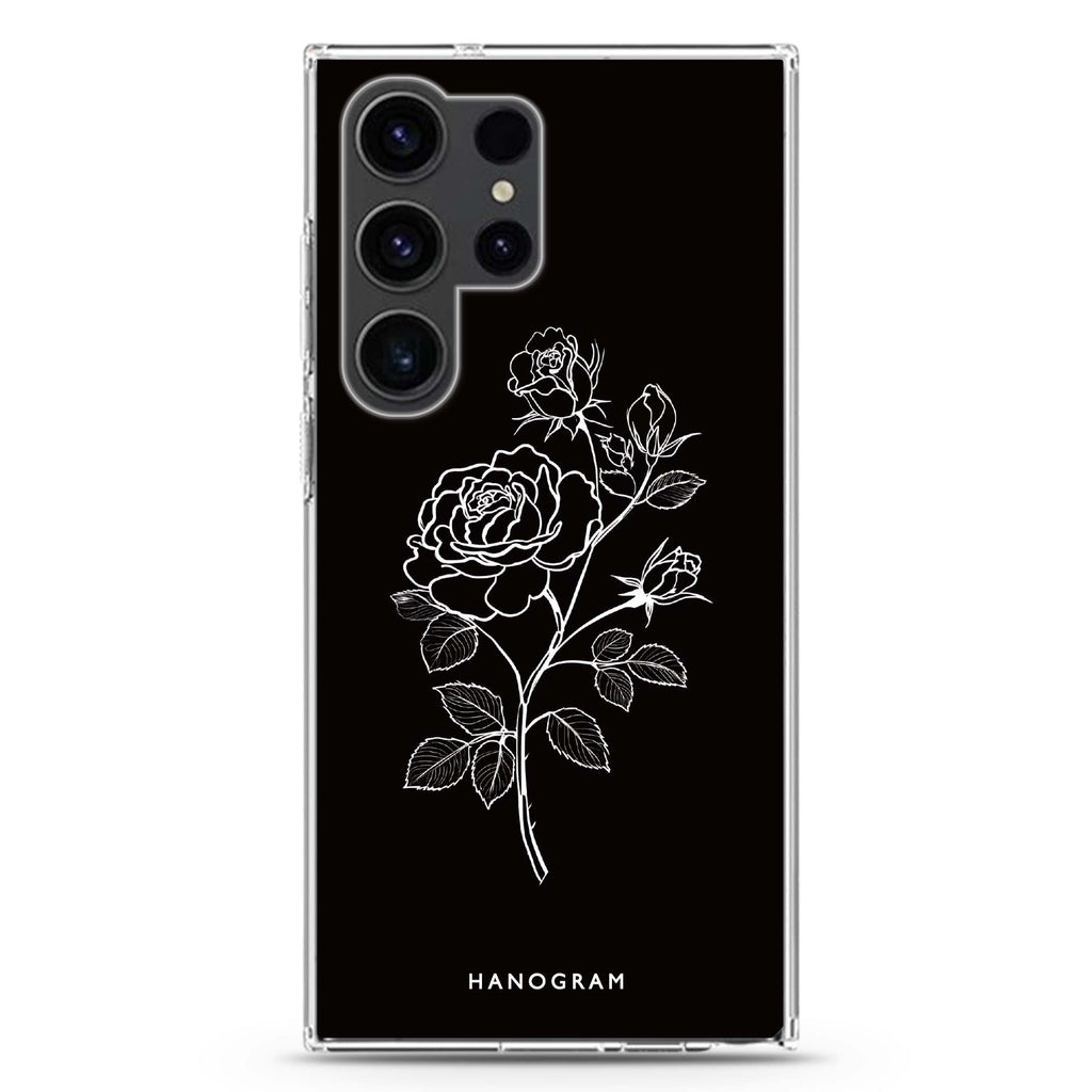 Trinity Rose Samsung Galaxy Ultra 透明保護殼，適用 S26/S25/S24/S23 Ultra，圖1