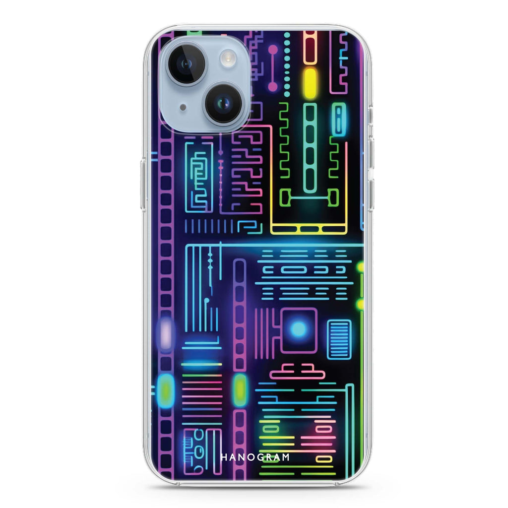 Neon Nova iPhone 14 Plus Magsafe 兼容水晶透明保護殼