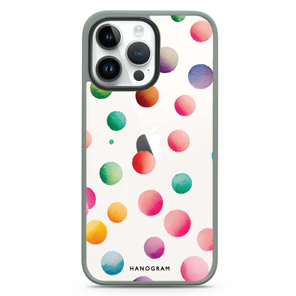 Watercolour Polka Dot 防衝擊保護殼